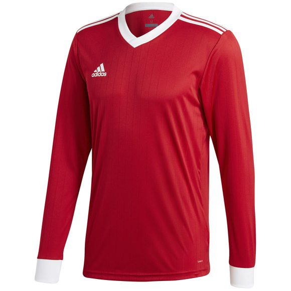 Koszulka dla dzieci adidas Tabela 18 Jersey LS JUNIOR czerwona CZ5456/FI5541