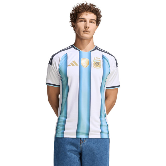 Koszulka męska adidas Argentina 26 Home Jersey biało-błękitna JM8396