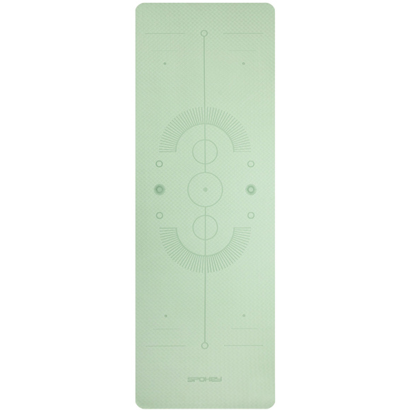 Mata do ćwiczeń Spokey Mandala zielona 941534