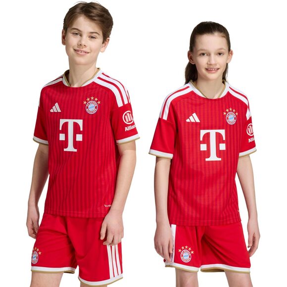 Koszulka dla dzieci adidas FC Bayern 26/27 Home Jersey czerwona JZ3098