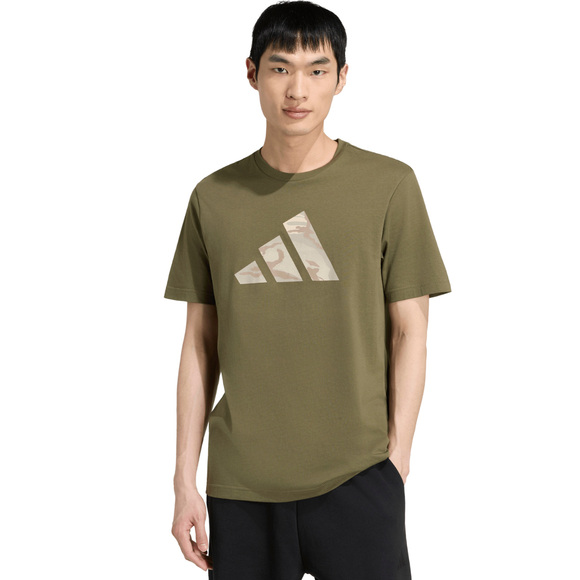 Koszulka męska adidas Camo Three Bar Logo Graphic KT1685