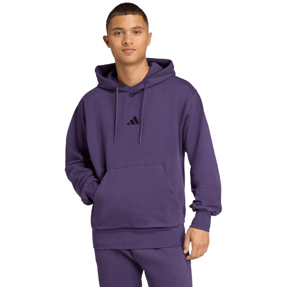 Bluza męska adidas Essentials Feelcozy fioletowa JX5661