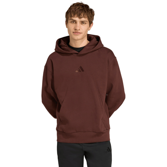 Bluza męska adidas All Szn Fleece brązowa JX5090