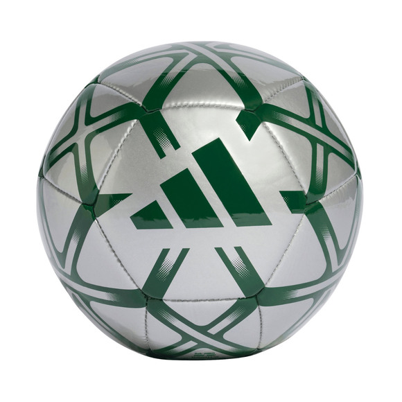Piłka nożna adidas Starlancer Mini srebrno-zielona JW1363