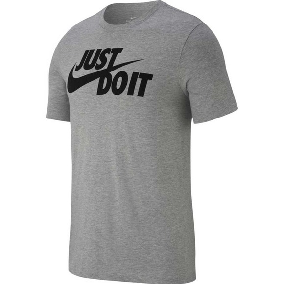 Koszulka męska Nike Tee Just do It Swoosh szara AR5006 063