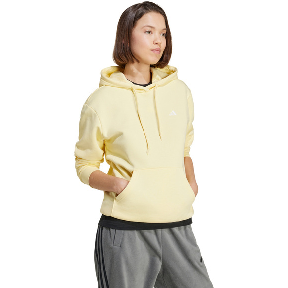 Bluza damska adidas Essentials Small Logo Feel Cozy żółta IY1650