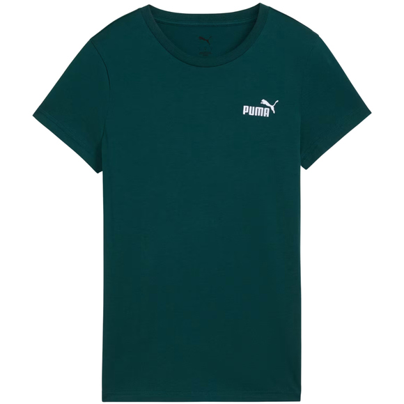 Koszulka damska Puma Ess 2 Color Small No. 1 Logo Tee (s) zielona 682373 75