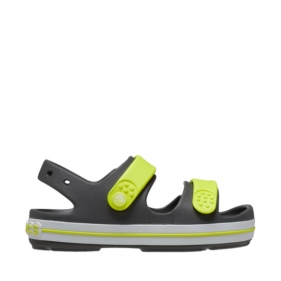 Sandały dla dzieci Crocs Crocband Cruiser grafitowo-żółte 209423 1NJ