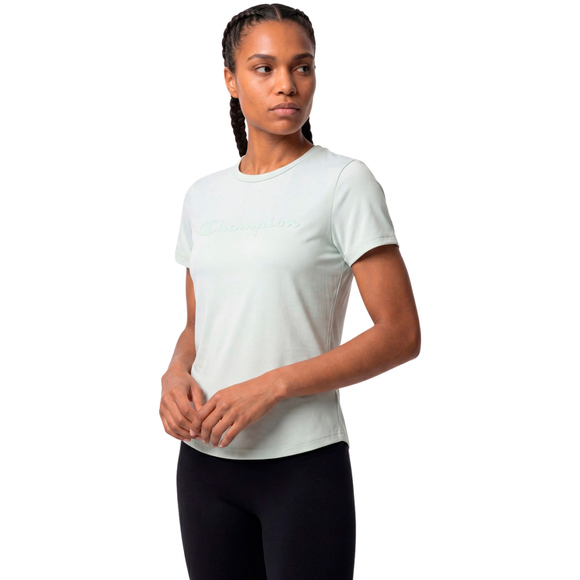 Koszulka damska Champion SS Tee jasnozielona 119020 BS232