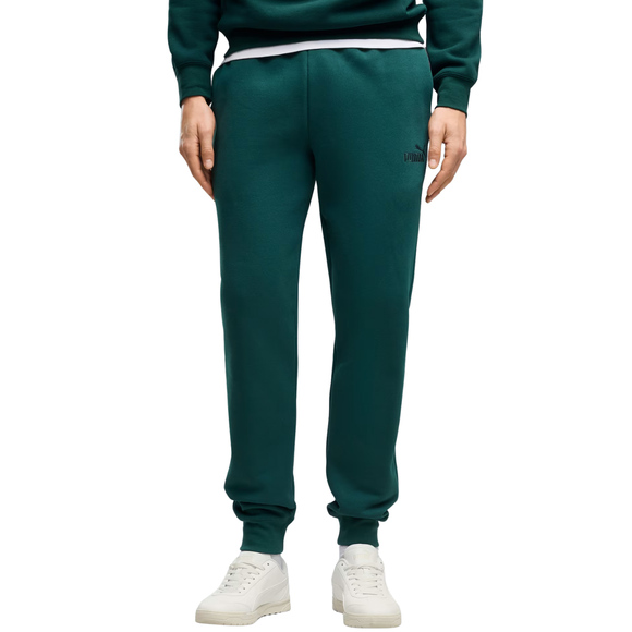 Spodnie męskie Puma ESS no.1 Logo Sweatpants FL zielone 682607 70