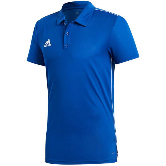 Koszulka męska adidas Core 18 Polo niebieska CV3590