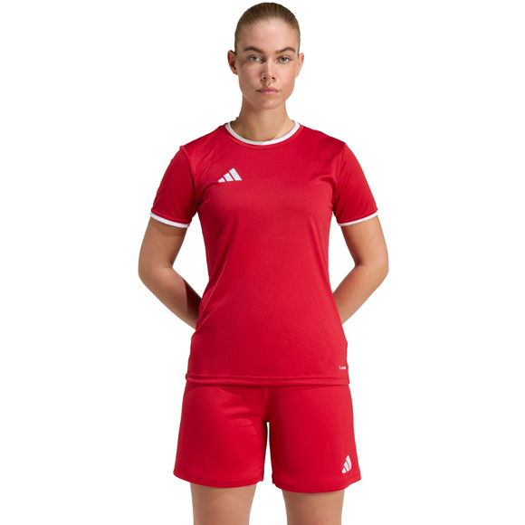 Koszulka damska adidas Entrada 26 Jersey czerwona JZ2490