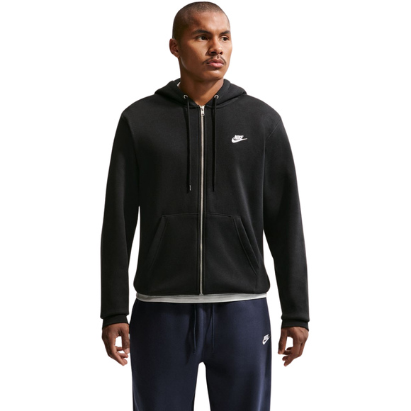 Bluza męska Nike Club BB FZ Hoodie czarna FN3861 010