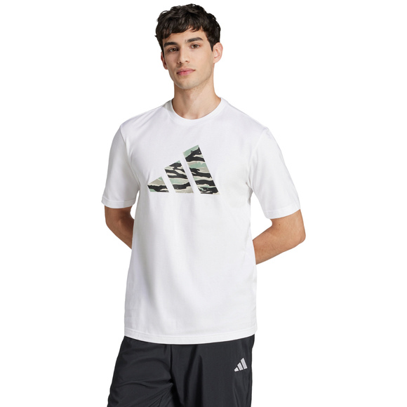 Koszulka męska adidas Codes Camo Graphic biała JI6770