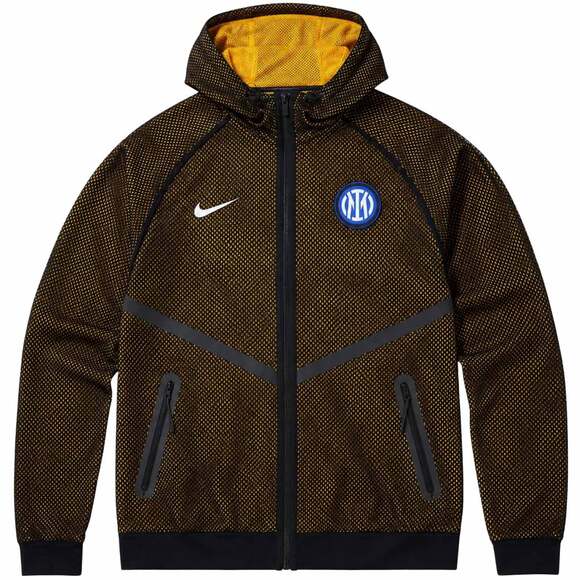 Kurtka męska Nike Inter Mediolan czarno-żółta IO4220 010