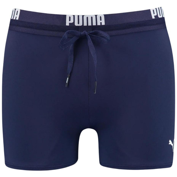 Spodenki kąpielowe męskie Puma Swim Men Logo Swim Trunk granatowe 907657 01