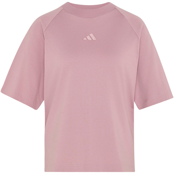 Koszulka damska adidas Kit Small Logo pudrowy róż KT0296