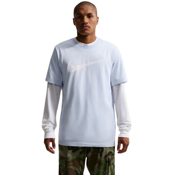 Koszulka męska Nike Nsw Tee Icon Swoosh błękitna DC5094 408