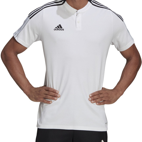 Koszulka męska adidas Tiro 21 Polo biała GM7363