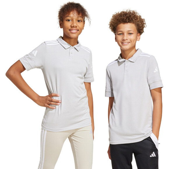 Koszulka dla dzieci adidas Squadra 25 Polo szara JY3412 