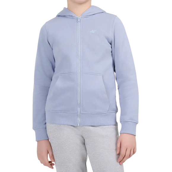 Bluza dla dziewczynki 4F F2765 jasnoniebieska 4FJWAW26TSWSF2765 34S