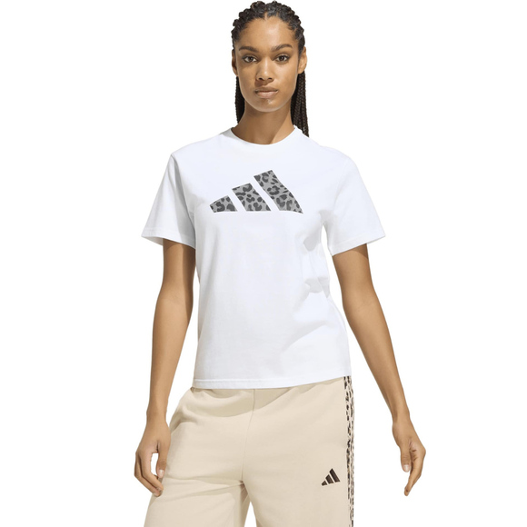 Koszulka damska adidas Animal Graphic biała KT9719