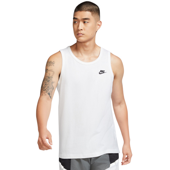 Koszulka męska Nike Club Tank biała BQ1260 100