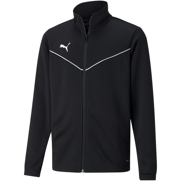 Bluza dla dzieci Puma teamRISE Training Poly Jacket Jr czarna 657393 03 