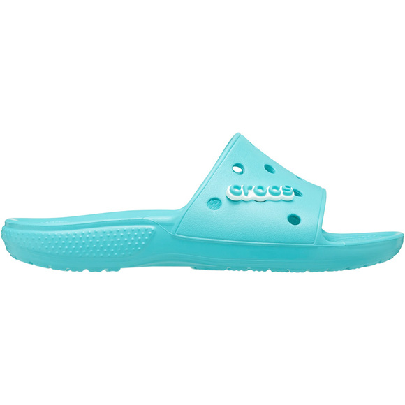 Klapki damskie Crocs Classic Slide niebieskie 206121 4O9