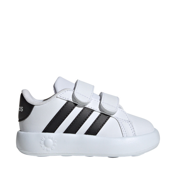 Buty dla dzieci adidas Grand Court 2.0 biało-czarne ID5271