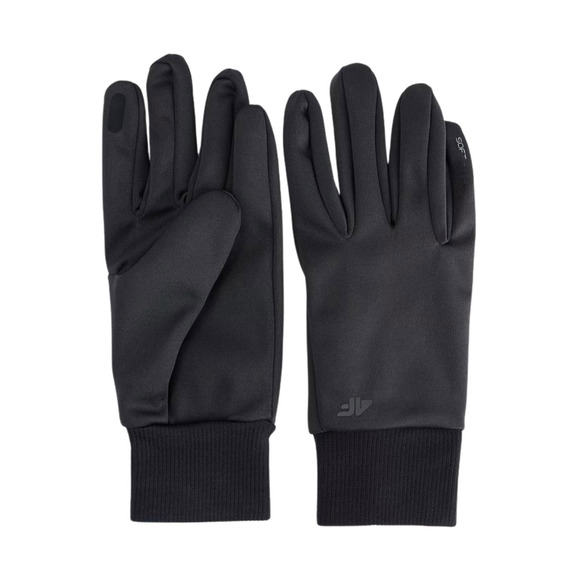 Rękawiczki 4F U183 głęboka czerń 4FWMM00AFGLU183 20S