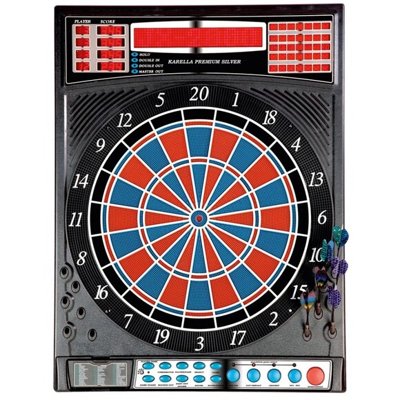 Tarcza elektroniczna DART KARELLA PREMIUM SILVER