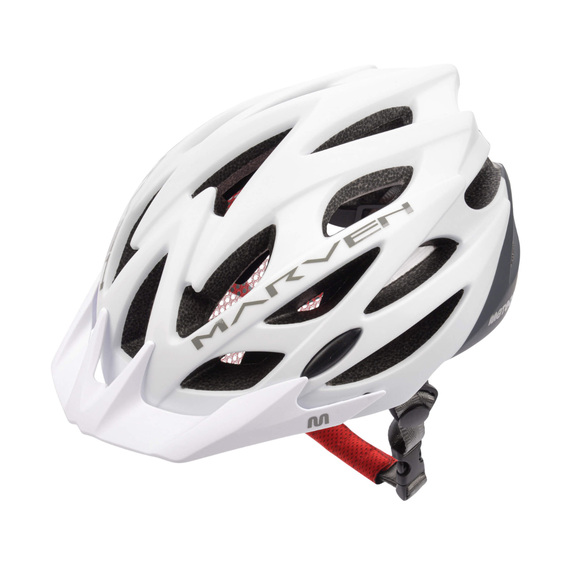Kask Meteor Marven L 58-61 cm biało-szary 24725