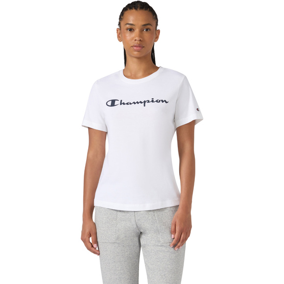 Koszulka damska Champion Short Sleeve biała 118428 WW001
