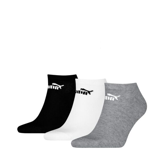 Skarpety Puma Elements Unisex Plain Snea 3pary szare, białe, czarne 947109 07