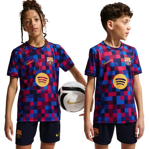 Koszulka dla dzieci Nike FC Barcelona bordowo-niebieska II1752 621