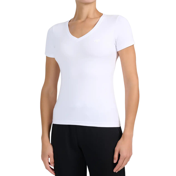 Koszulka damska 4F F3307 biała 4FWMM00TTSHF3307 10S