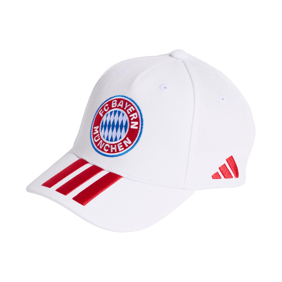 Czapka z daszkiem FC Bayern Monachium biało-czerwona KT3398