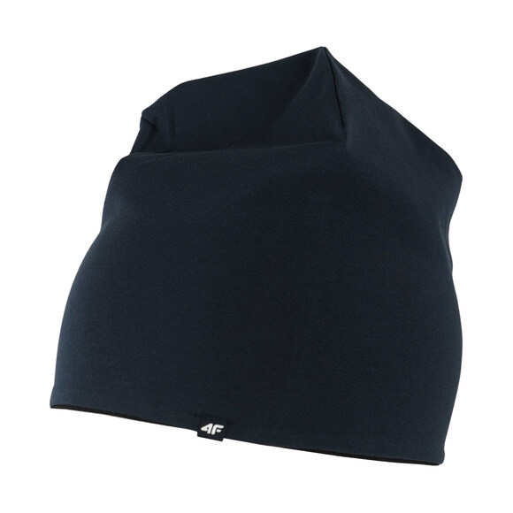 Czapka dla dzieci 4F U0740 granatowa / czarna 4FJWSS26ACAPU0740 31S