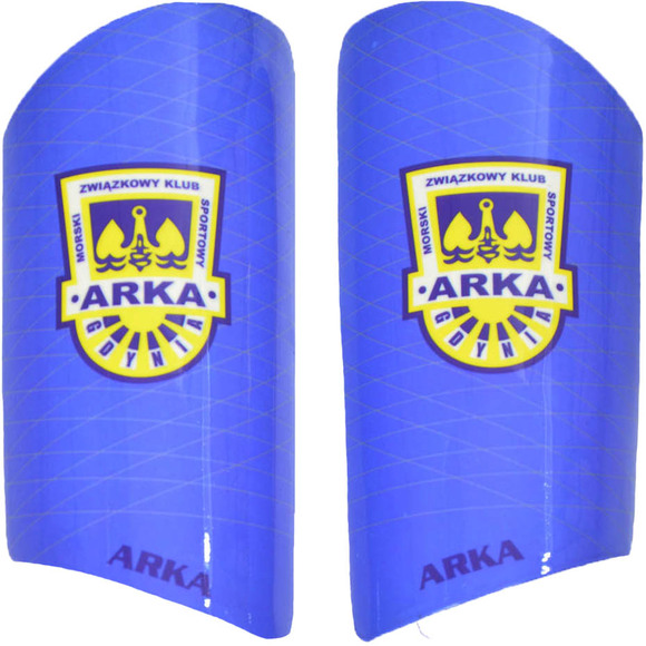 Ochraniacze piłkarskie NO10 Arka niebiesko żółte