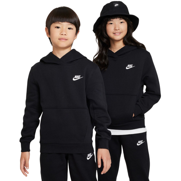 Bluza dla dzieci Nike Sportswear Club Fleece czarna FD3000 010