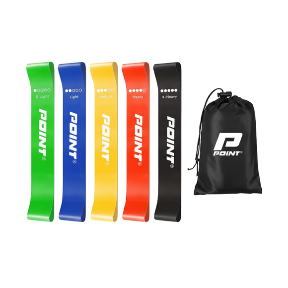 Gumy oporowe Point Active 5 szt.+ woreczek krótkie