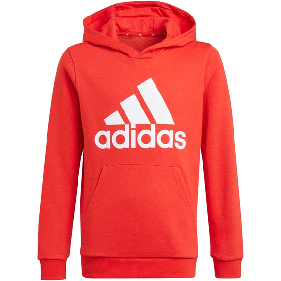 Bluza dla dzieci adidas Essentials Big Logo Hoodie czerwona GN4037