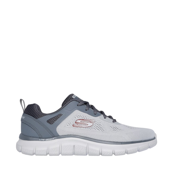 Buty męskie Skechers Track Broader szare 232698 GYCC