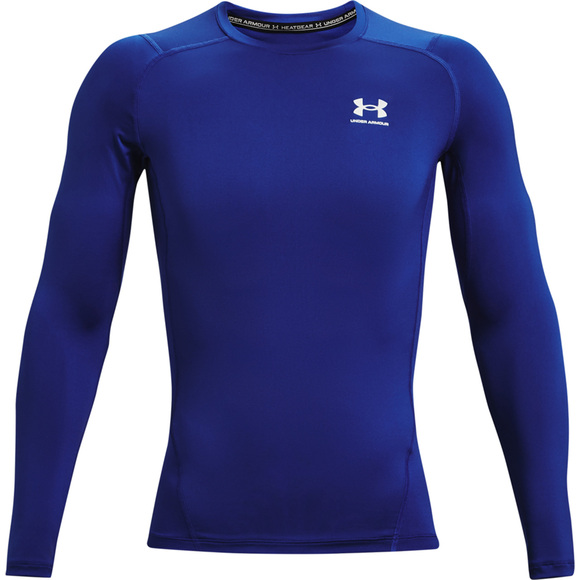 Koszulka męska Under Armour HG Armour Comp LS niebieska 1361524 400