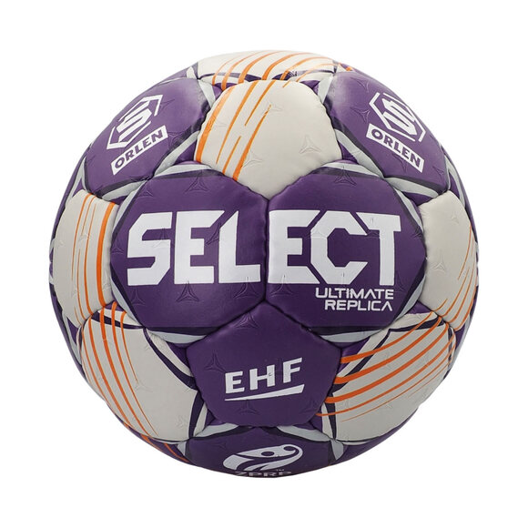 Piłka ręczna Select Ultimate Orlen Superliga 2 EHF Replica fioletowo-szara 13473