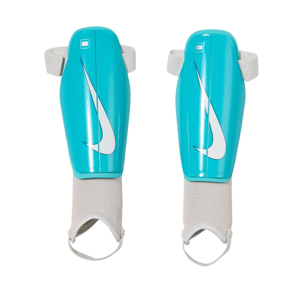 Ochraniacze piłkarskie dla dzieci Nike Charge niebiesko-białe DX4610 345