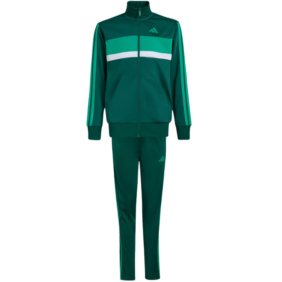 Dres dla dzieci adidas Seasonal Essentials Tiberio 3-Stripes zielony KT1665