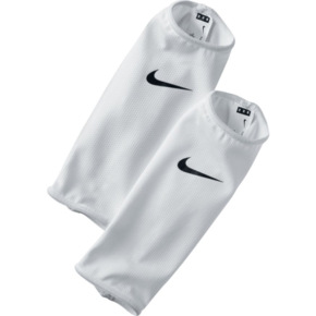 Rękawy do ochraniaczy piłkarskich Nike Guard Lock Sleeves białe SE0174 103