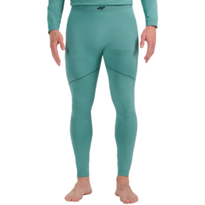 Spodnie termoaktywne męskie 4F M234 morska zieleń 4FWAW25USEAM234 46S